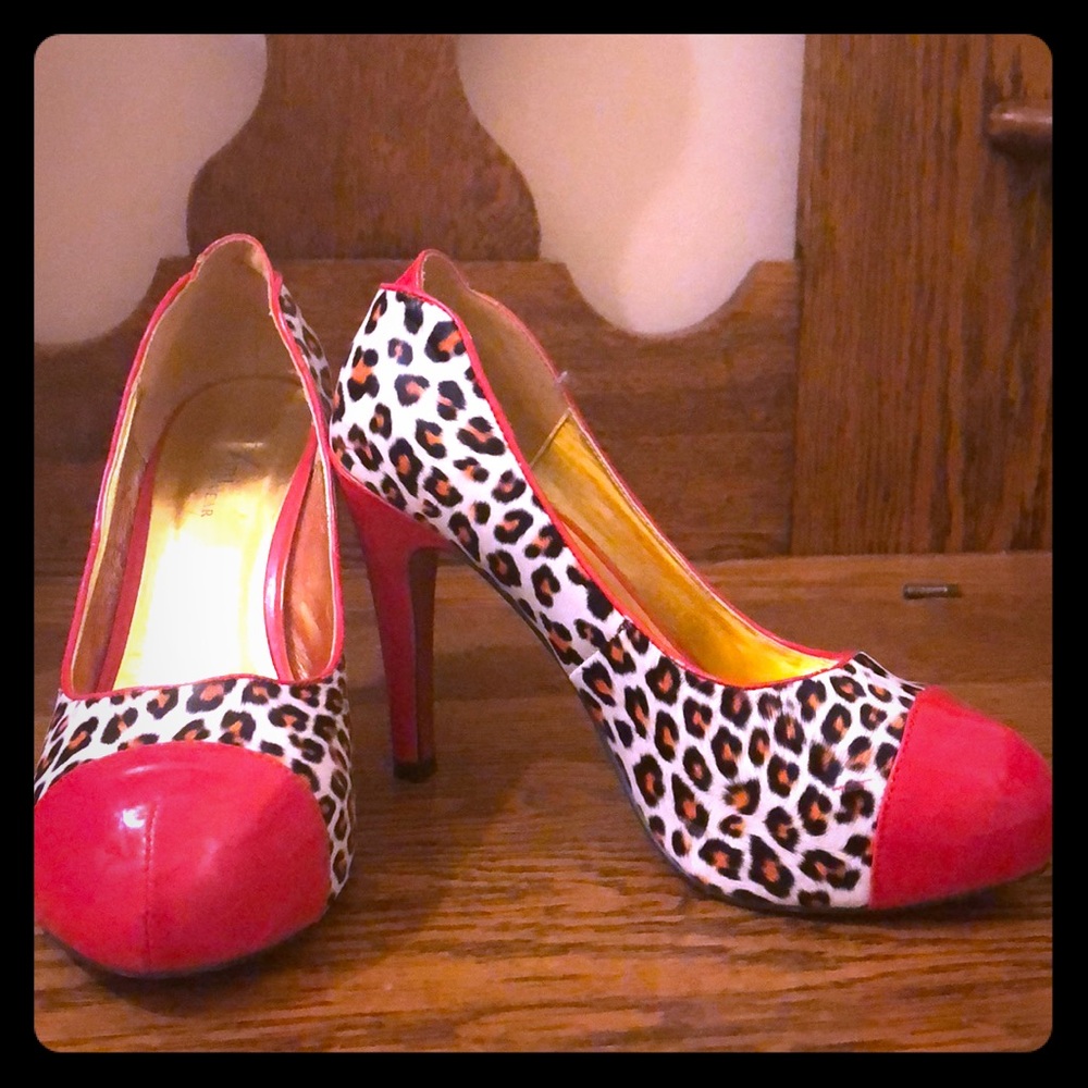 Red & Leopard Heels